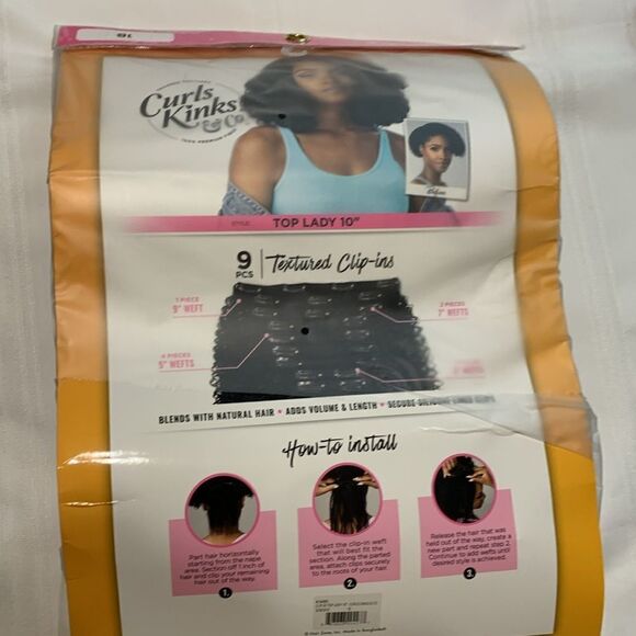 Sensational Textured Clip-ins Weave Curls Kinks & Co - Picture 7 of 8